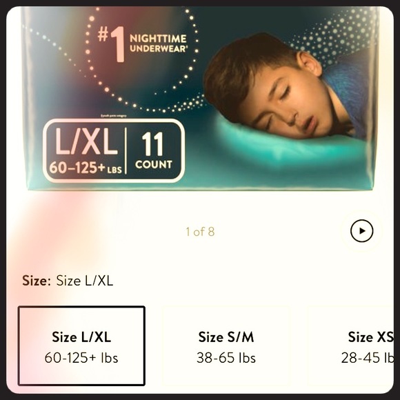 Brand new goodnight overnight diapers. - Picture 1 of 3